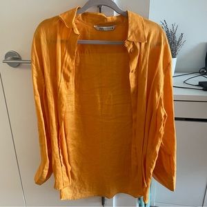 Zara Oversized Linen Shirt